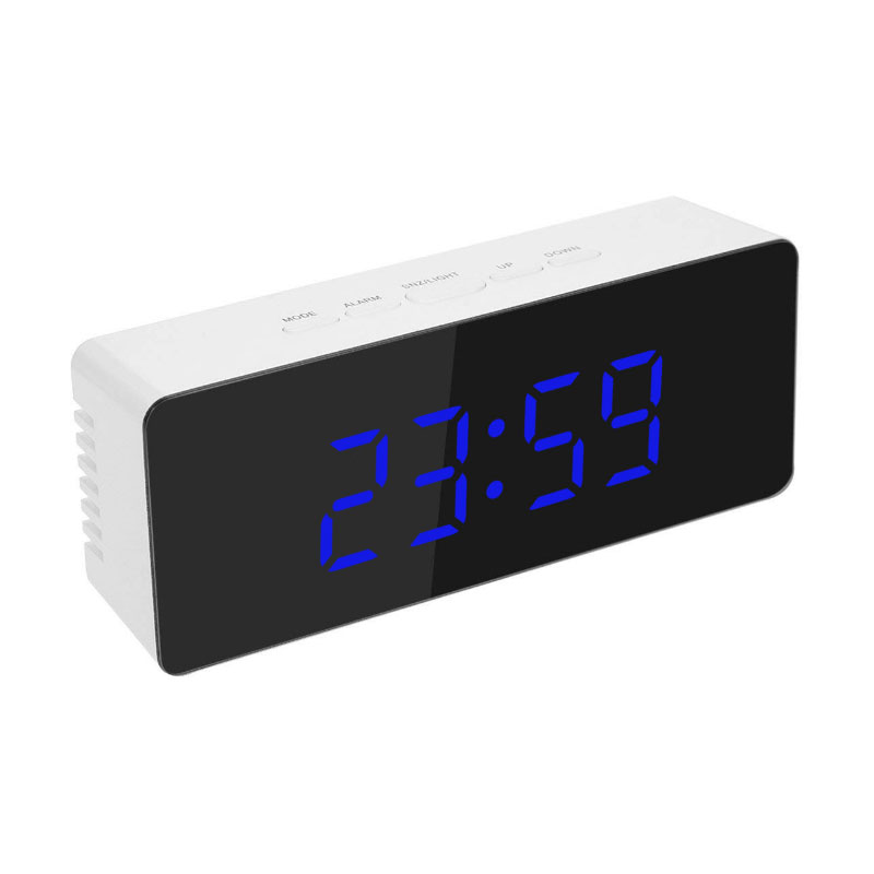 Mirror LED Digital Alarm Clock