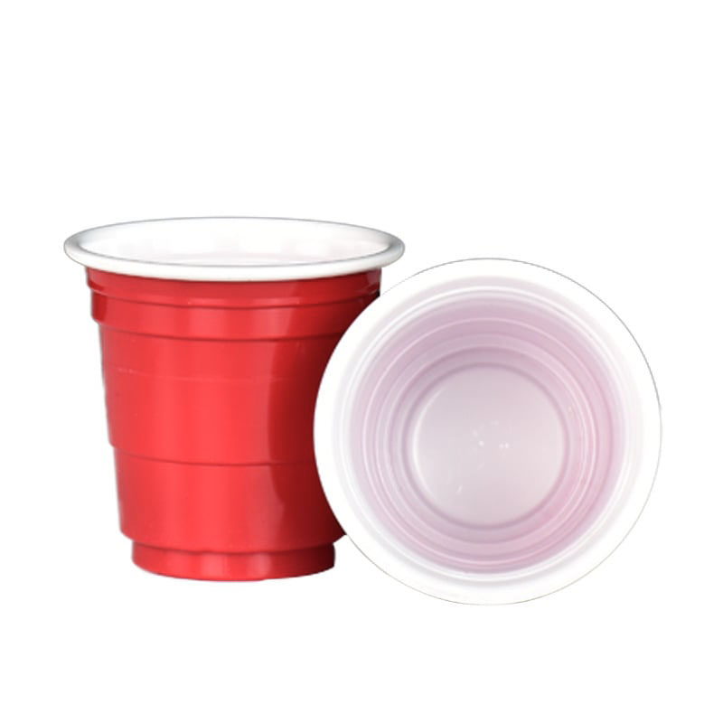 2 oz. Plastic Party Cup Shot Glasses