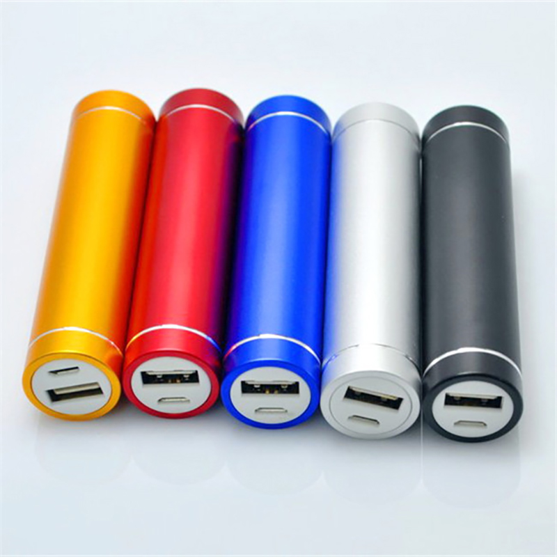 Cylindrical Shape Metal Power Bank