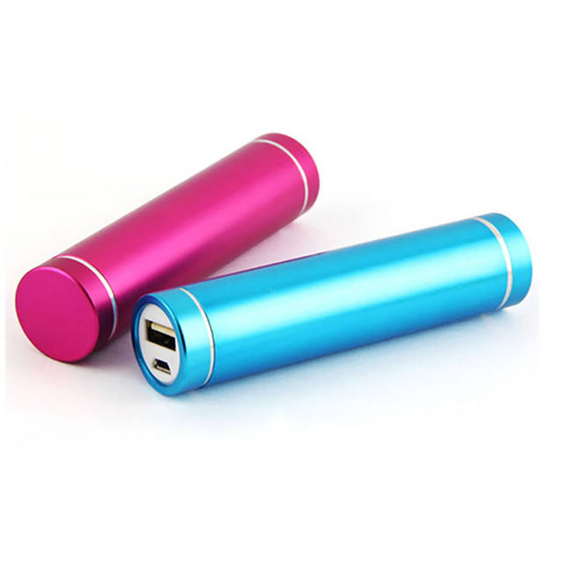 Cylindrical Shape Metal Power Bank