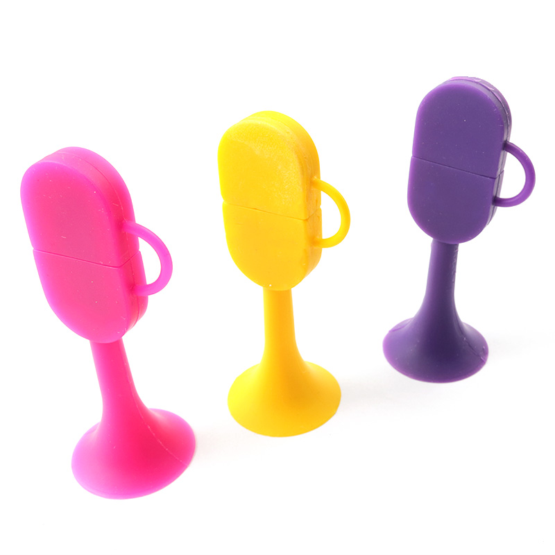 4GB Silicone Cup Shape USB Flash Drive with Sucker Base