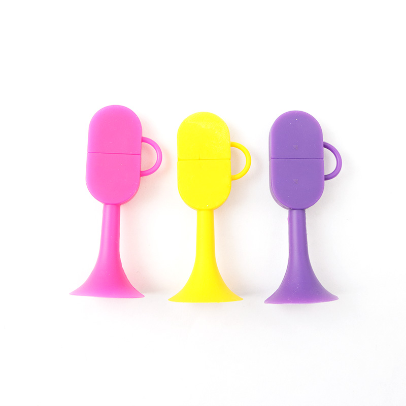4GB Silicone Cup Shape USB Flash Drive with Sucker Base