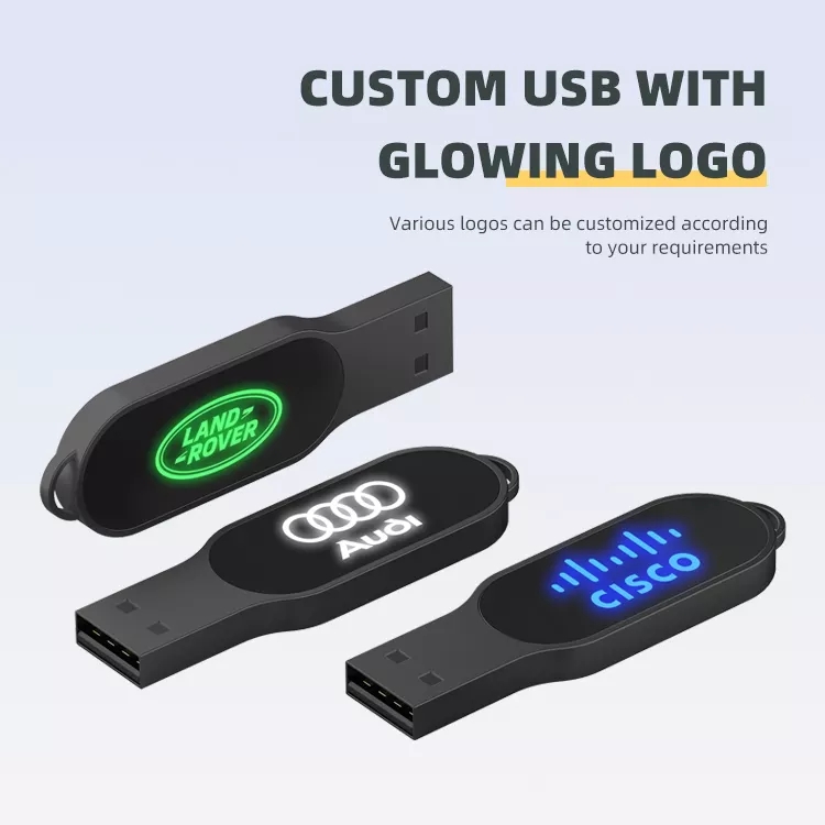 3.0 8GB Metal USB Flash Drives with Led Logo