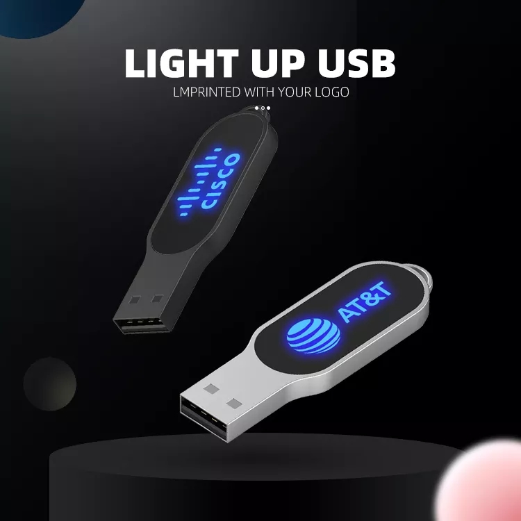 3.0 8GB Metal USB Flash Drives with Led Logo