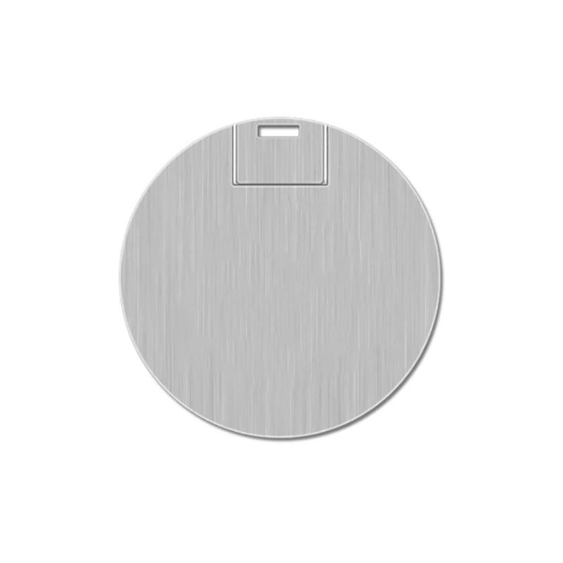 Round Shape Metal 8GB USB Flash Drive
