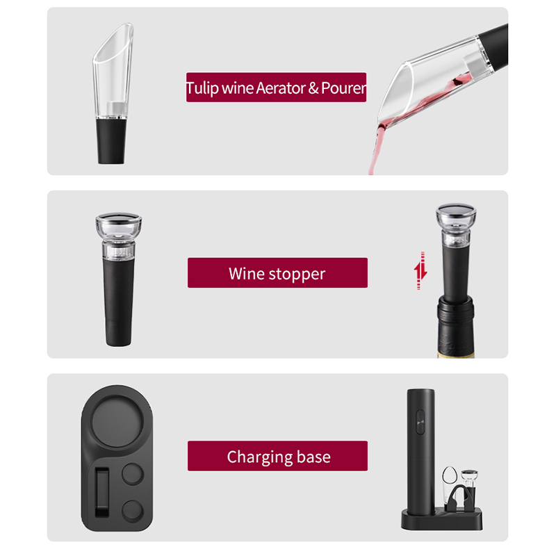 5-in-1 Electric Wine Bottle Opener Kit