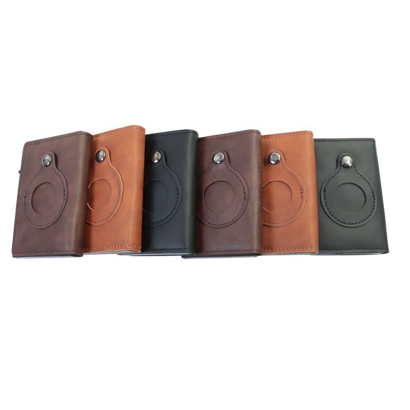 RFID Pop Up Leather Card Holder