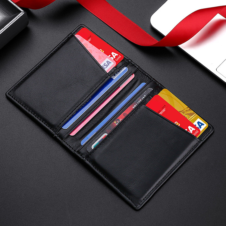 RFID Pop Up Leather Card Holder