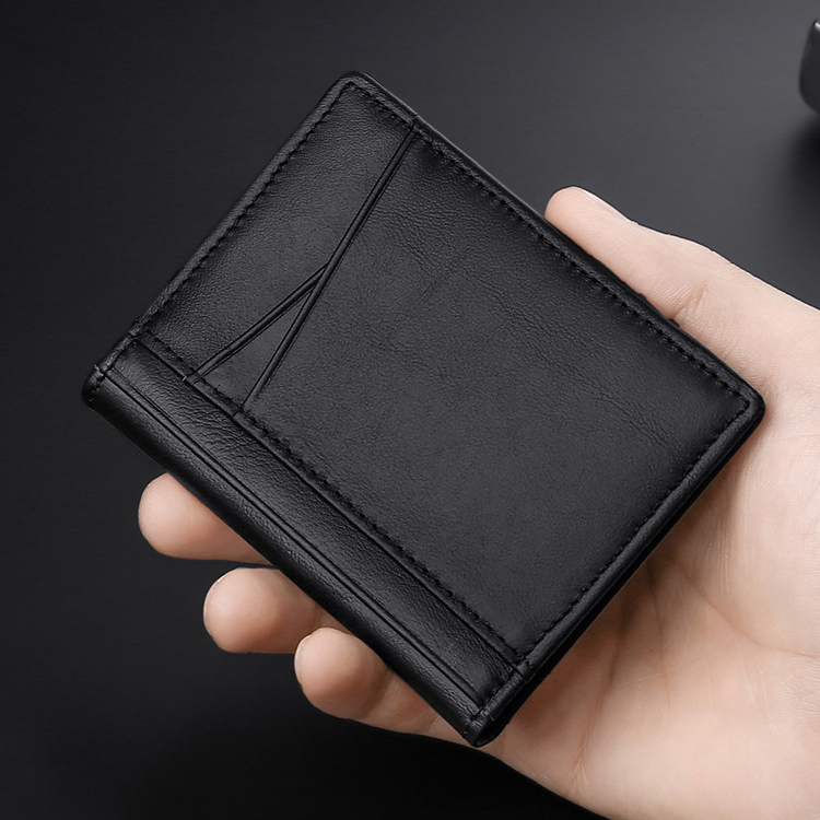 RFID Pop Up Leather Card Holder