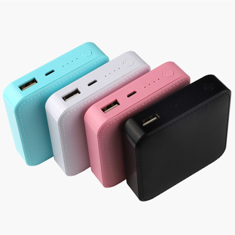 Leather Portable Mini Power Bank