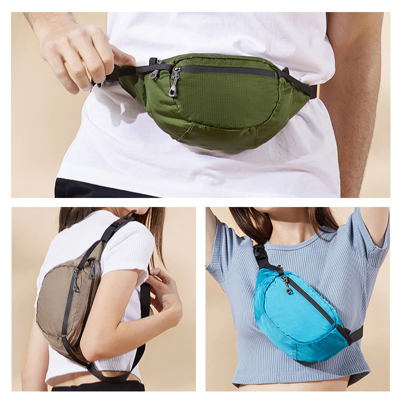 Foldable Nylon Fanny Pack