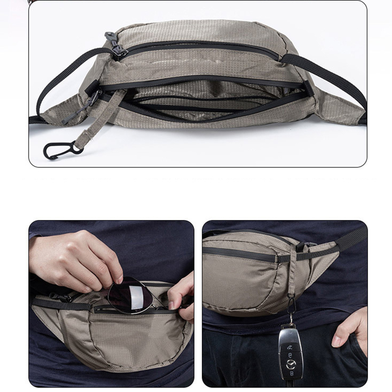 Foldable Nylon Fanny Pack
