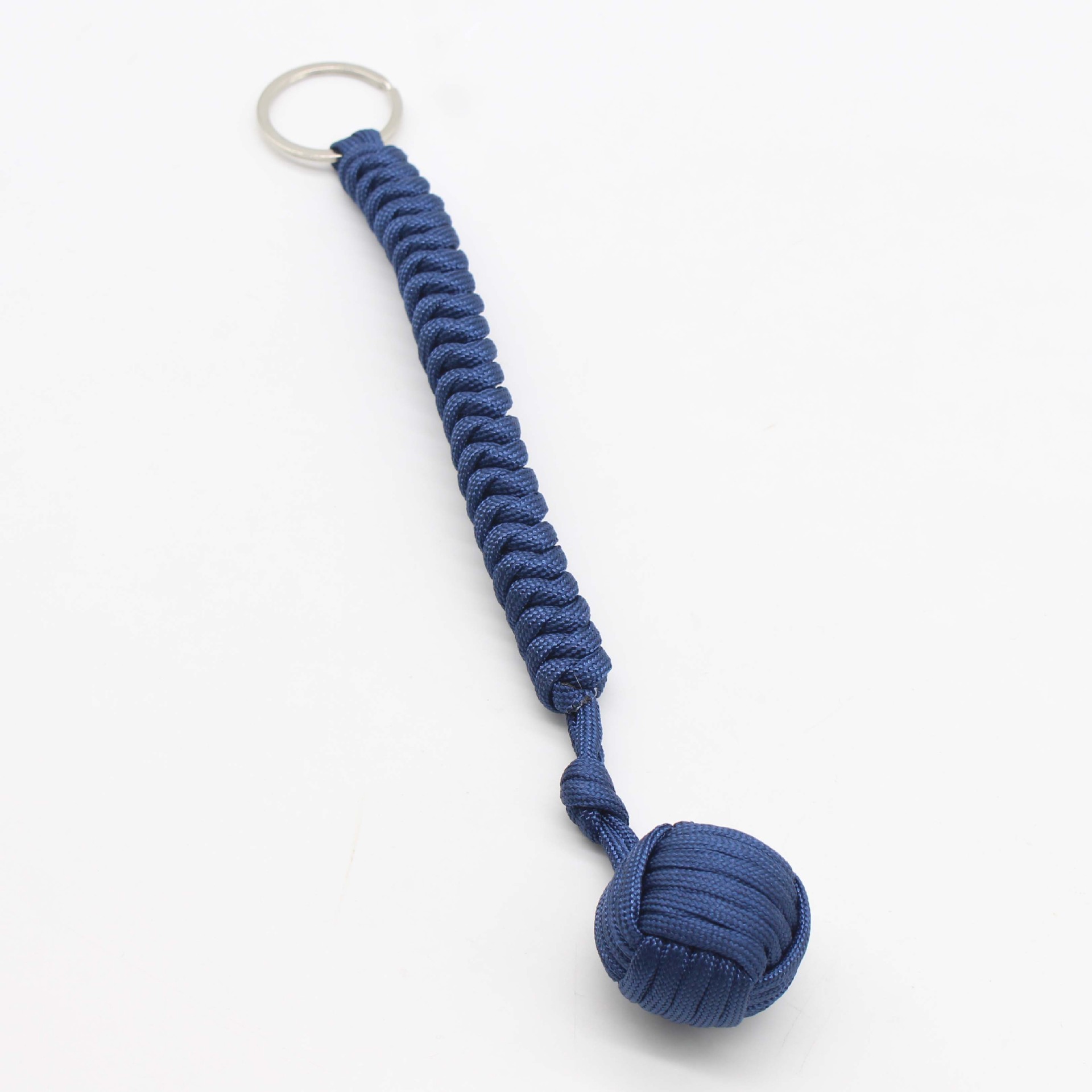 Outdoor Paracord Braided Self-defense Ball Keychain