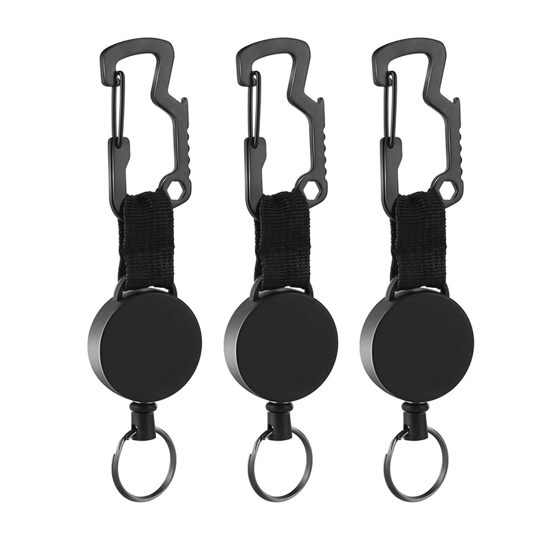 Retractable Outdoor High Elastic Steel Wire Badge Holder