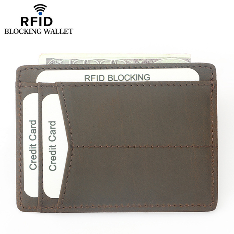 RFID Blocking PU Leather Wallets