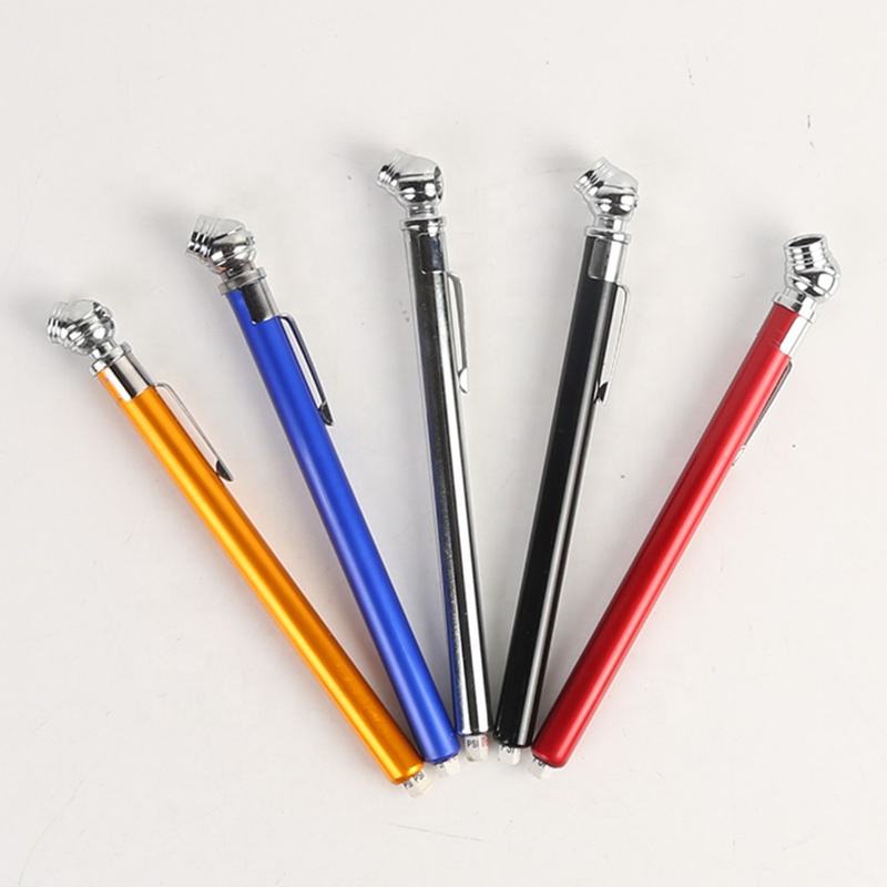 Pencil Pen Style Truck Auto Tire Pressure 10-50psi Gauge