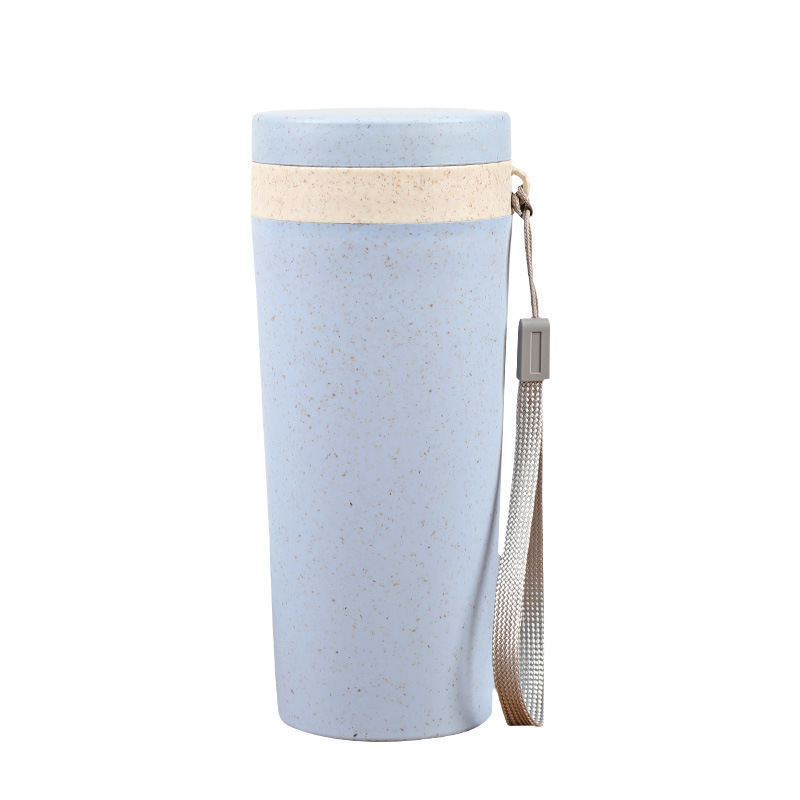 350ML Plastic Wheat Straw Water Bottle