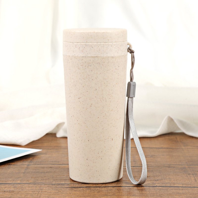 350ML Plastic Wheat Straw Water Bottle