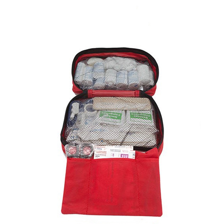 First Aid Bag Empty Travel Rescue Pouch First Responder Storage Compact Survival Medicine Bag for Car Home Office Sports Outdoors