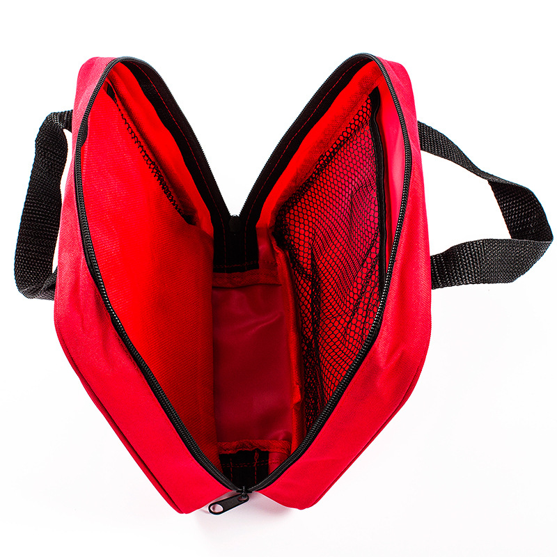 First Aid Bag Empty Travel Rescue Pouch First Responder Storage Compact Survival Medicine Bag for Car Home Office Sports Outdoors