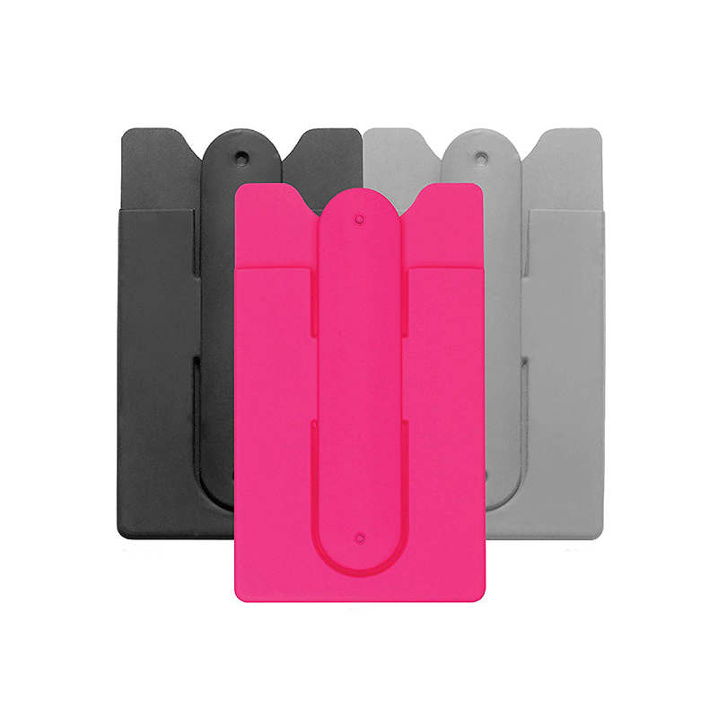 Silicone Adhesive Stick Cell Phone Wallet