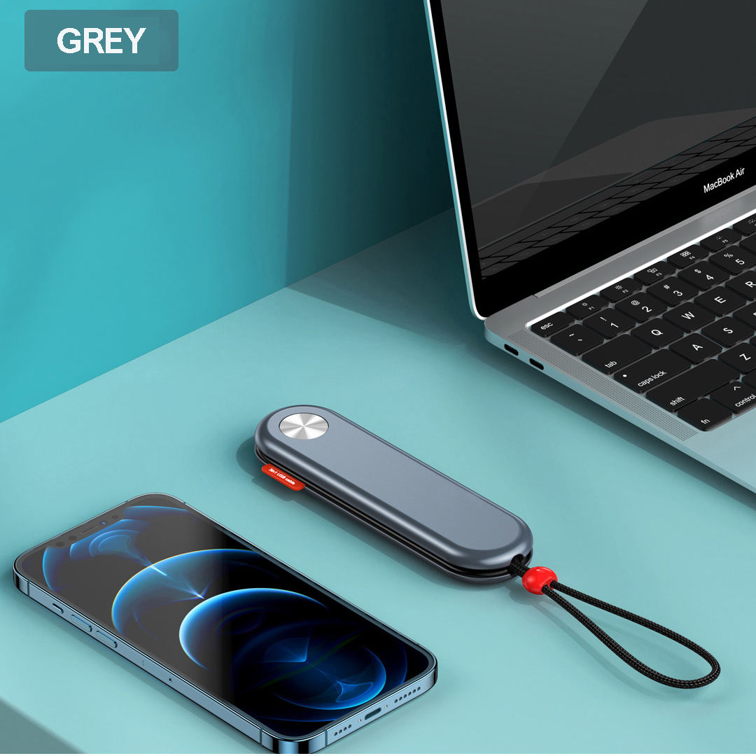 Retractable Magnetic 3-in-1 Fast Charge Data Cable