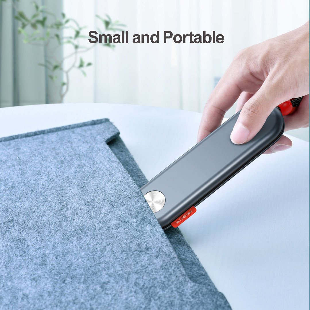 Retractable Magnetic 3-in-1 Fast Charge Data Cable