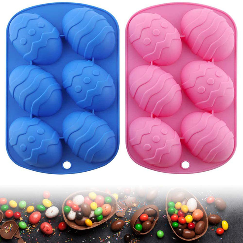 Easter Egg Chocolate Candy Molds Easter Egg Shaped Silicone Cake Molds Silicone Molds Trays