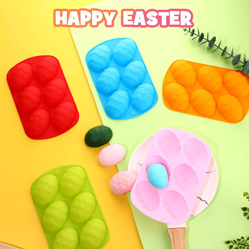 Easter Egg Chocolate Candy Molds Easter Egg Shaped Silicone Cake Molds Silicone Molds Trays