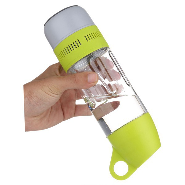 Plastic Leak Proof 2 in 1 Portable Outdoor Wireless Speaker Water Cup With Compass