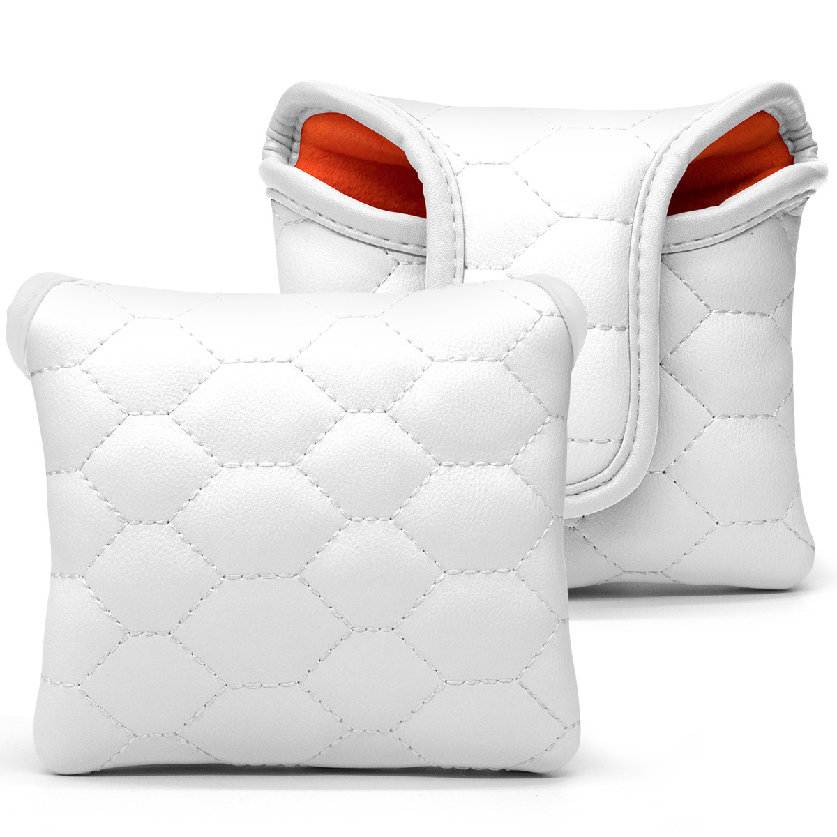 Square Shaped Golf Club Covers Golf Putter Cover Mallet Hook&Loop Closure Mallet Golf Accessories 