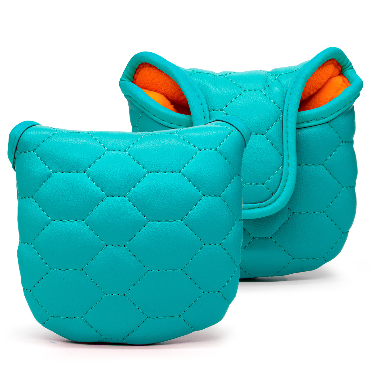 Square Shaped Golf Club Covers Golf Putter Cover Mallet Hook&Loop Closure Mallet Golf Accessories 