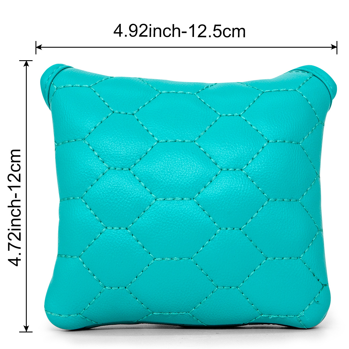 Square Shaped Golf Club Covers Golf Putter Cover Mallet Hook&Loop Closure Mallet Golf Accessories 