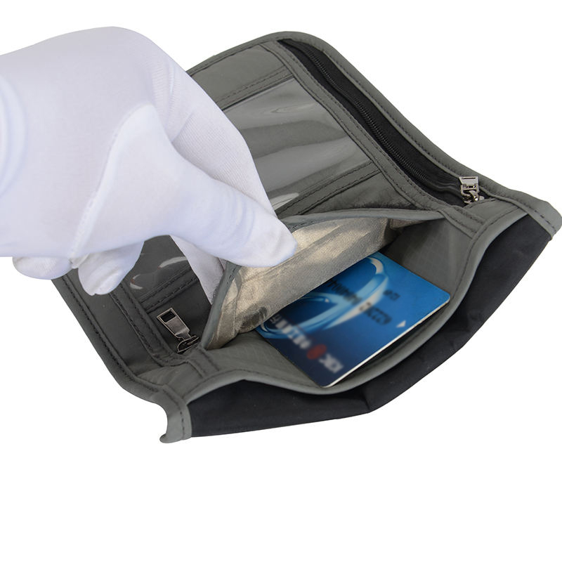 Super Slim Travel Neck Wallet Pouch With RFID Blocking Passport Holder to Protect Your Important Papers and Cash, Water Resistant