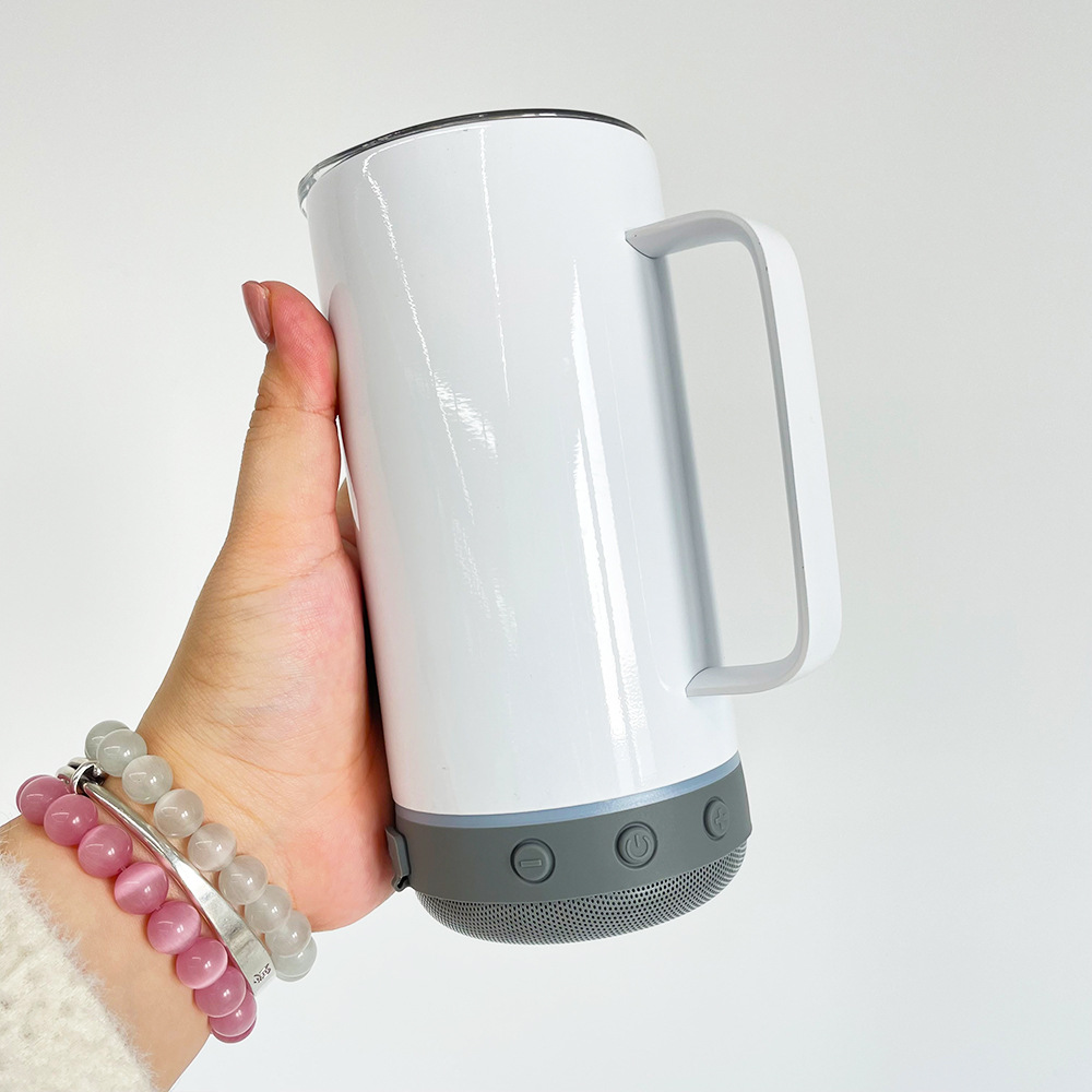 14oz Stainless Steel Wireless Speaker Coffee Cup