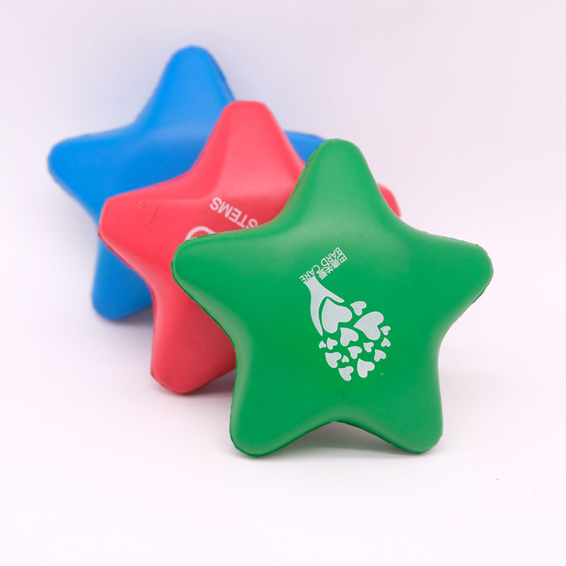 Star Stress Ball Stress Relief Balls Mini Foam Stress Balls for Kids Adults Stress Anger Fidget Relief Exercise (Bright Colors)