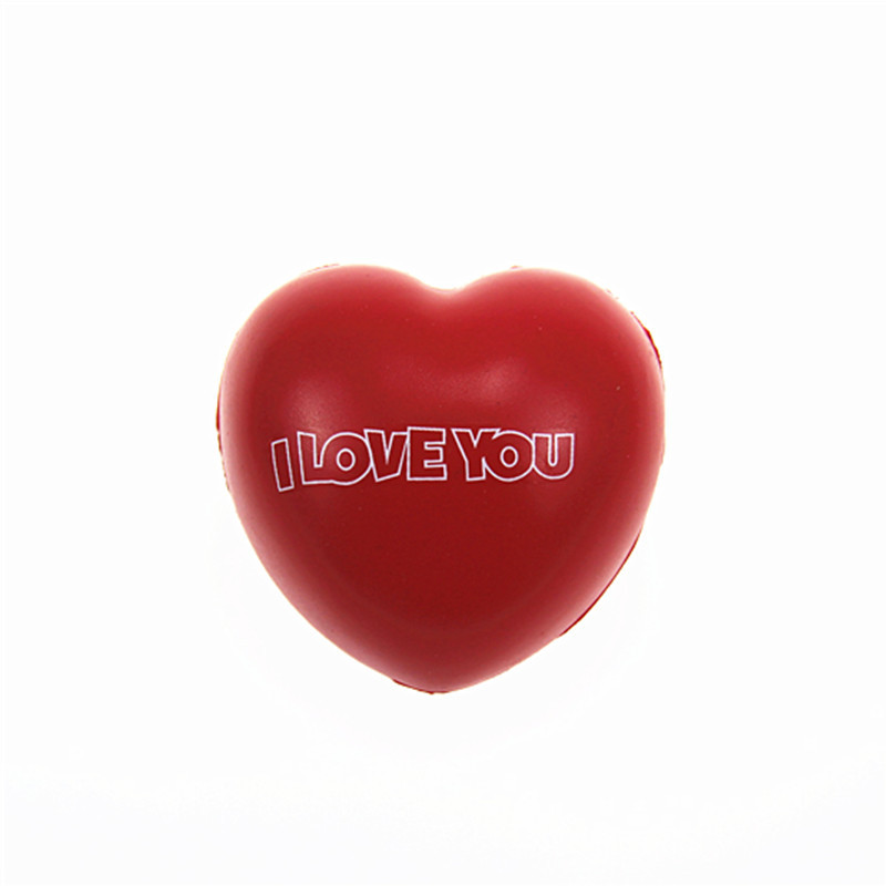  Squeeze Stress Relief Heart Shape Stress Ball - Fun Party Favors for Kids and Adults - Heart Shape Mini Foam Balls