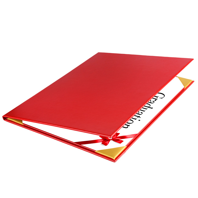 PU Leatherette Diploma Holder Certificate Covers Letter Size Diploma Folder