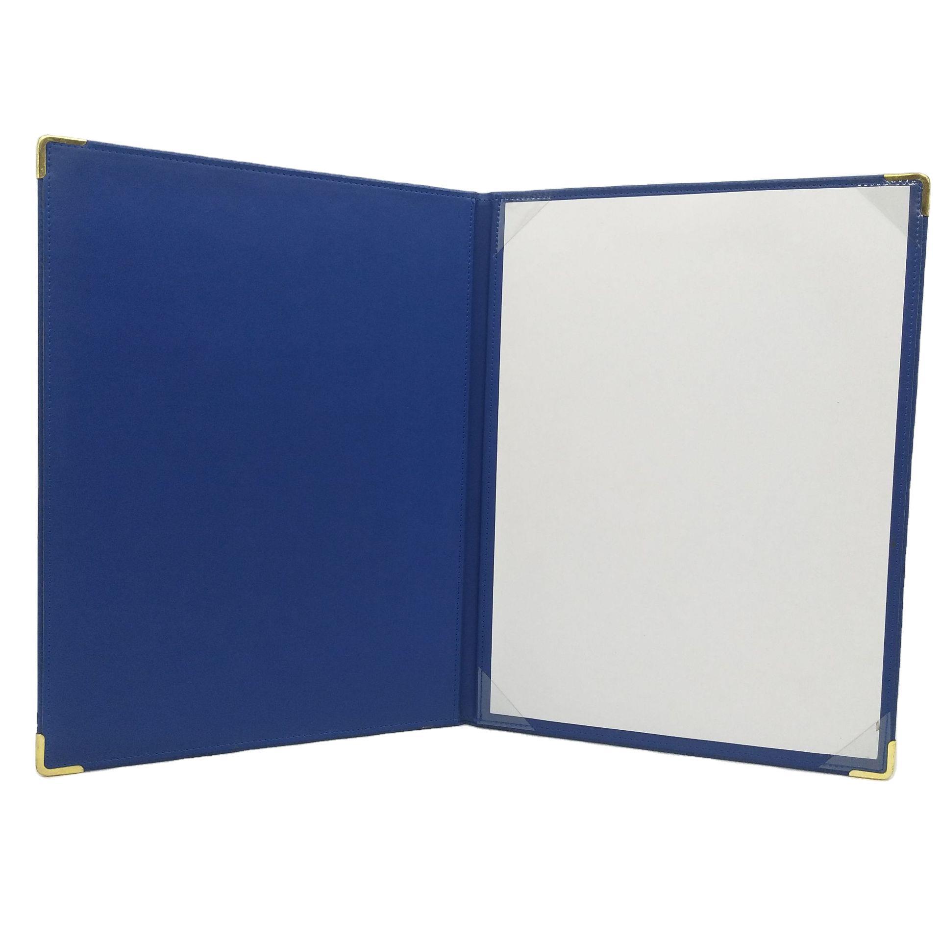 Folded PU Leather Diploma Holder