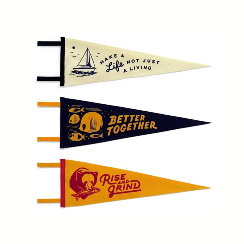 Mini Felt Pennant Flag