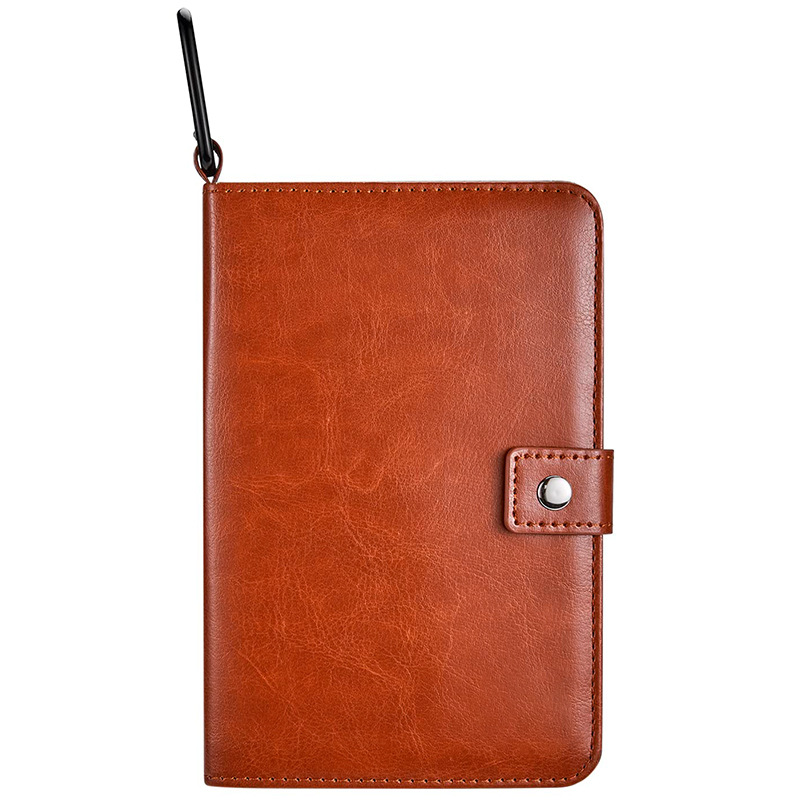 PU Golf Scorecard Holder Yardage Book Cover With Carabiner