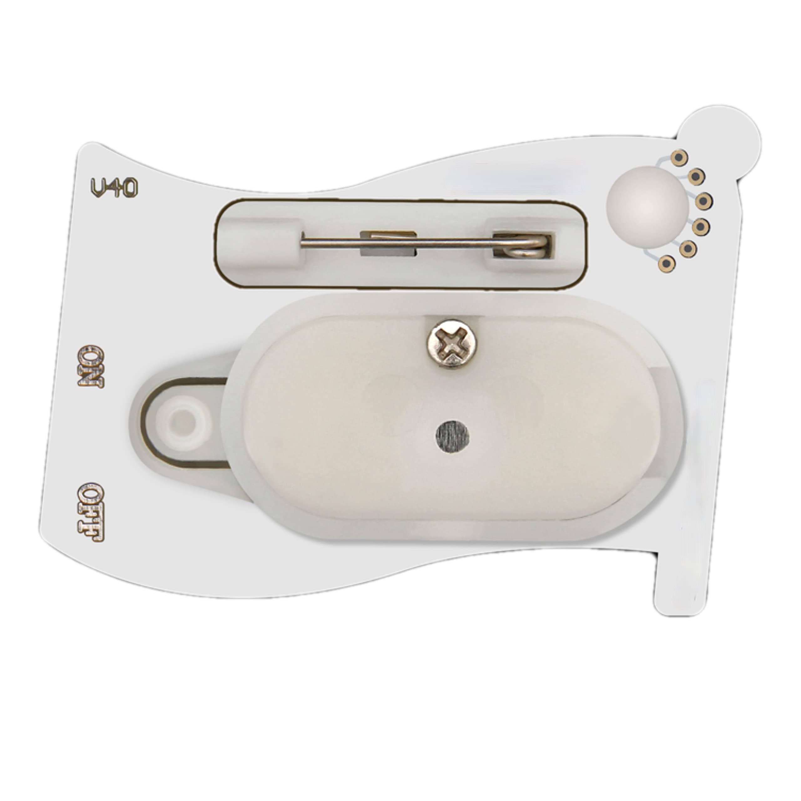 USA LED Light Up Flashing Flag Pins Brooches Badge 