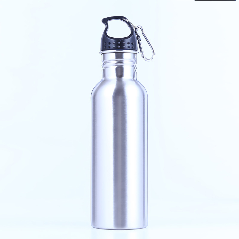 26 oz. BPA Free Stainless Steel Sports Water Bottles with Twist Cap and Carabiner for Gym Hiking Running Camping