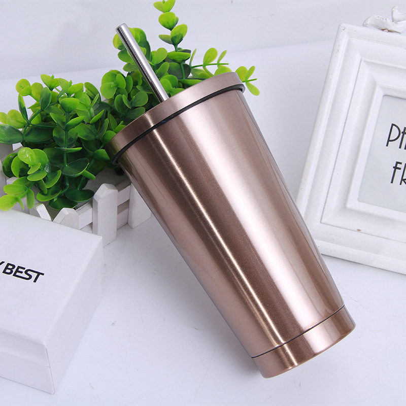 16oz Stainless Steel Vacuum Tumbler Double Wall Vacuum Insulated Metal Drinking Cups