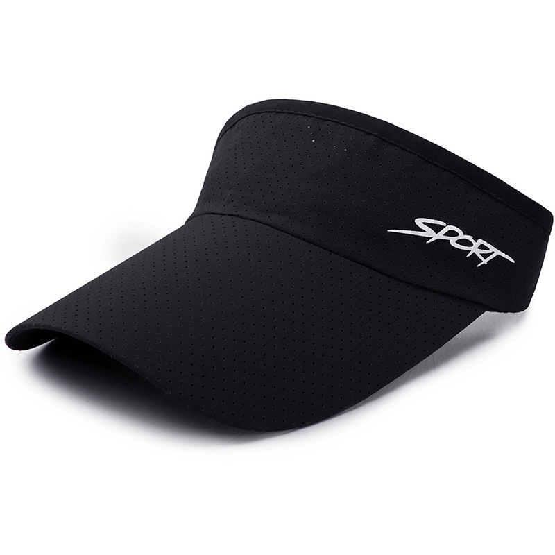 Quick-Drying Mesh Golf Visor Baseball Cap Adjustable Sun Protection Hat Cap Tennis Golf Running Hat 