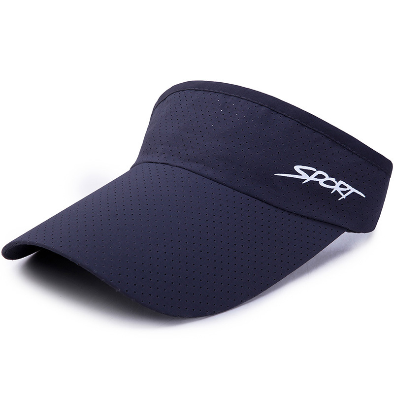 Quick-Drying Mesh Golf Visor Baseball Cap Adjustable Sun Protection Hat Cap Tennis Golf Running Hat 