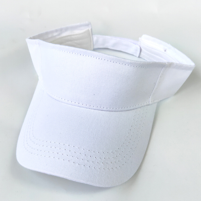 Cotton Golf Visor Sport Sun Visor Hats Adjustable Empty Top Baseball Cap Cotton Unisex Running Tennis Golf Caps for Women and Men
