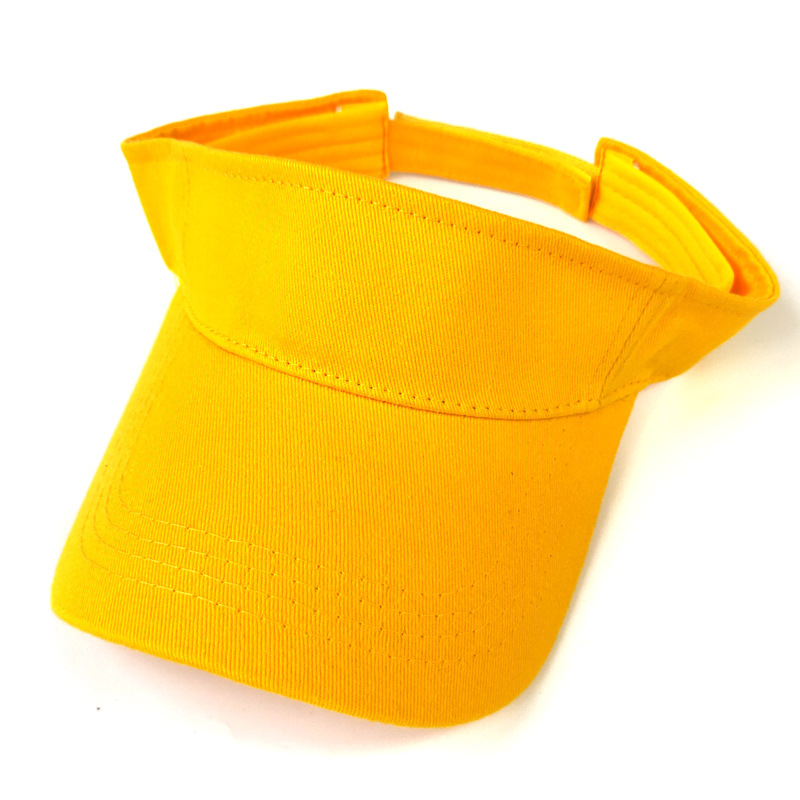Cotton Golf Visor Sport Sun Visor Hats Adjustable Empty Top Baseball Cap Cotton Unisex Running Tennis Golf Caps for Women and Men