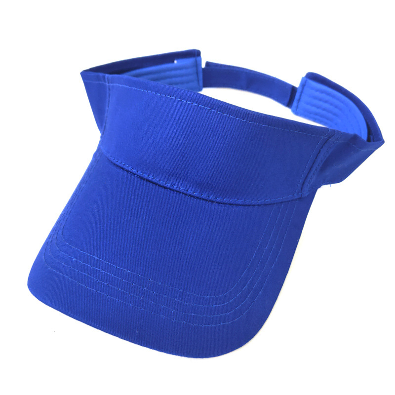 Cotton Golf Visor Sport Sun Visor Hats Adjustable Empty Top Baseball Cap Cotton Unisex Running Tennis Golf Caps for Women and Men