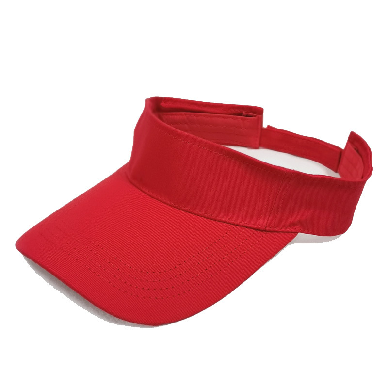 Cotton Golf Visor Sport Sun Visor Hats Adjustable Empty Top Baseball Cap Cotton Unisex Running Tennis Golf Caps for Women and Men